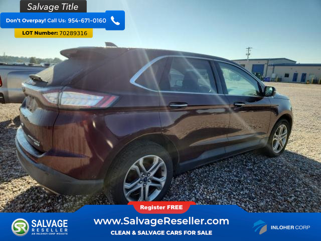 Used 2017 Ford Edge Titanium w/ Equipment Group 302A AWD/4WD image 4