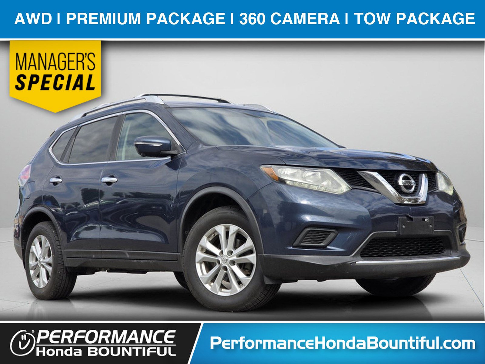 Used 2015 Nissan Rogue SV w/ SV Premium Package AWD/4WD image 1