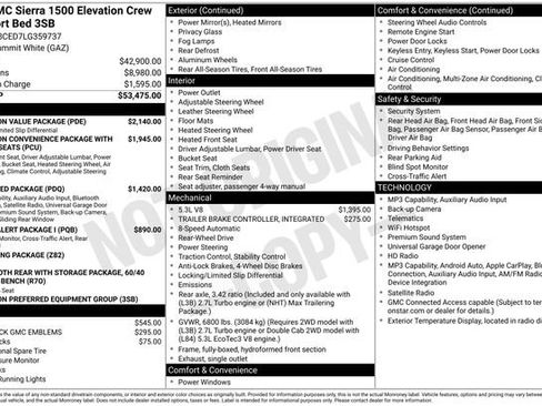 Used 2020 GMC Sierra 1500 Elevation w/ Elevation Value Package RWD image 2