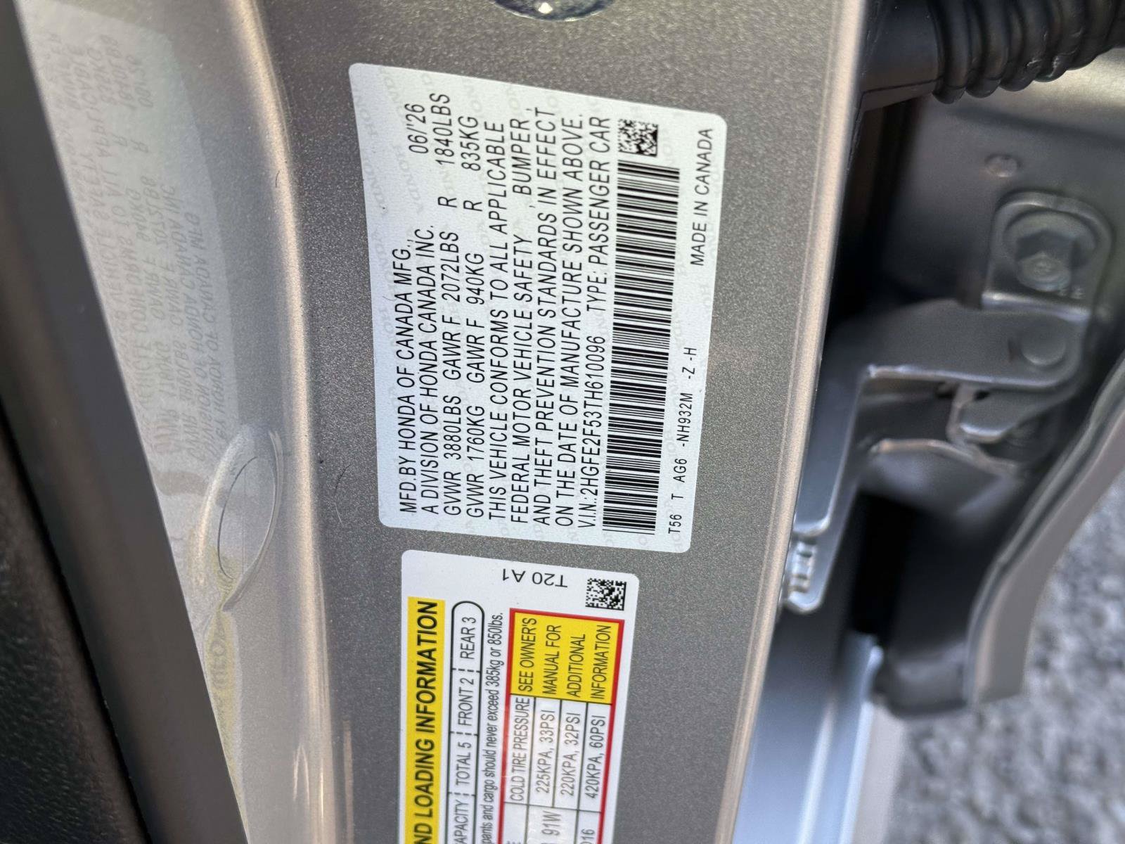 Certified 2026 Honda Civic Sport image 32