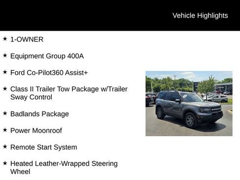 Used 2021 Ford Bronco Sport Badlands w/ Badlands Package AWD/4WD image 5