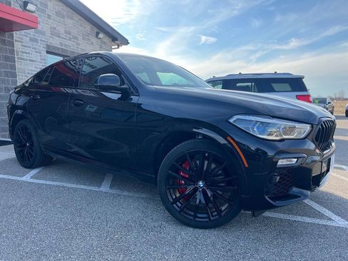 Used 2021 BMW X6 M50i w/ Executive Package AWD/4WD image 2