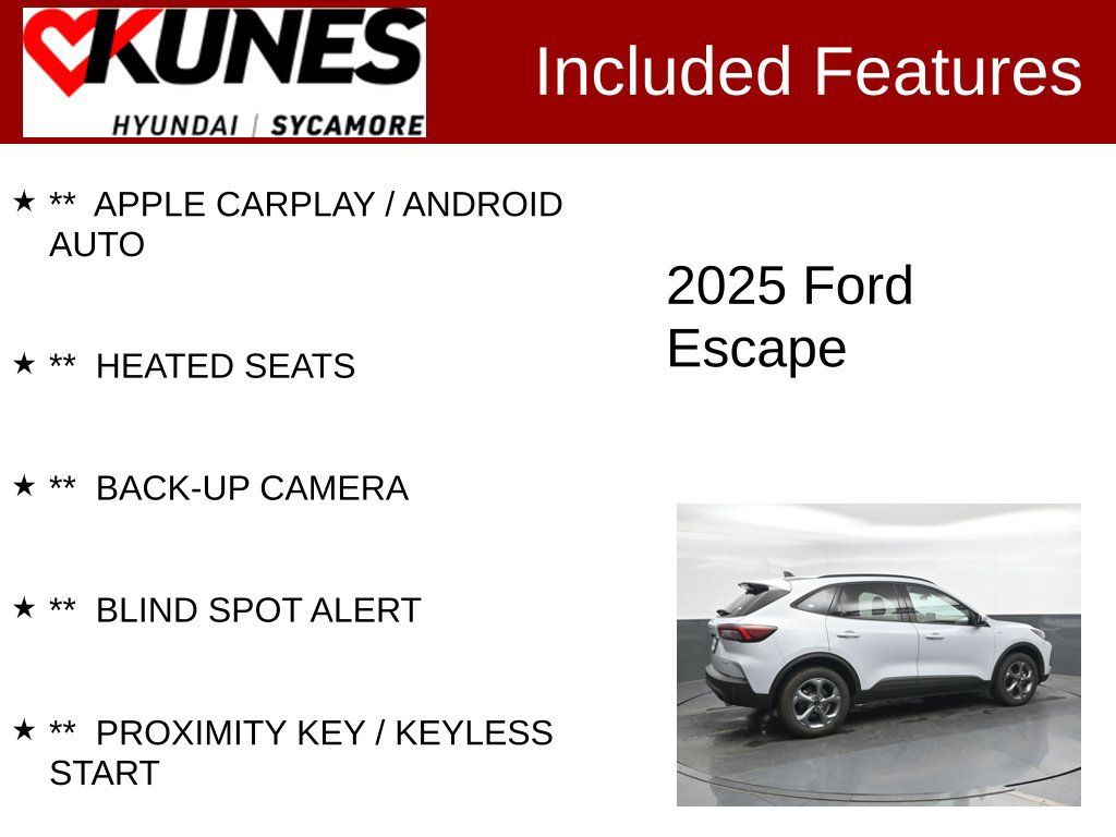 Used 2025 Ford Escape ST-Line Select AWD/4WD image 2