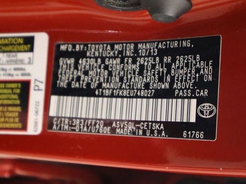 Used 2014 Toyota Camry SE FWD image 35