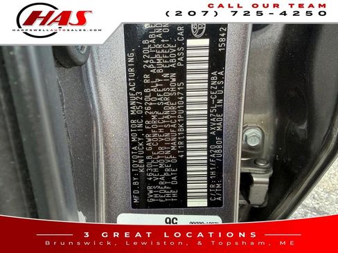 Used 2023 Toyota Camry LE w/ Cold Weather Package AWD/4WD image 16