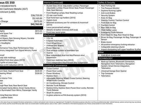 Used 2011 Lexus ES 350 image 43