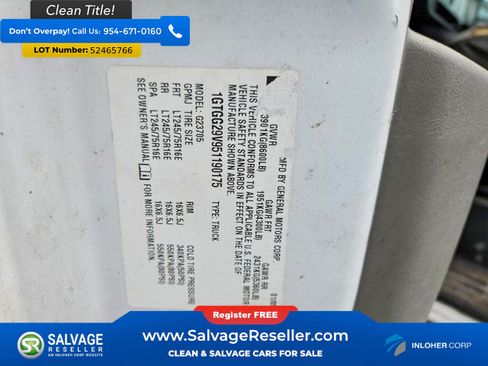 Used 2005 GMC Savana 2500 Extended RWD image 17