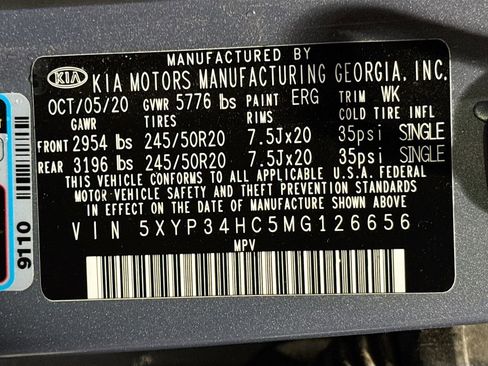 Used 2021 Kia Telluride EX w/ EX Premium Package FWD image 28