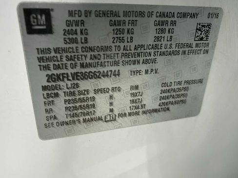 Used 2016 GMC Terrain Denali AWD/4WD image 21
