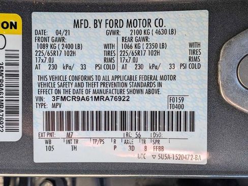 Certified 2021 Ford Bronco Sport AWD/4WD image 28