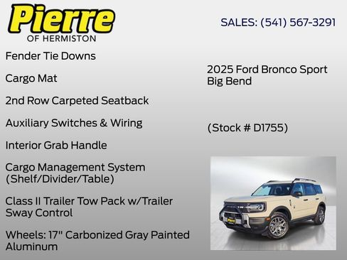 New 2025 Ford Bronco Sport Big Bend AWD/4WD image 24