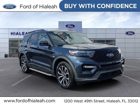 Used 2022 Ford Explorer ST-Line w/ Class IV Trailer Tow Package RWD image 1