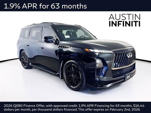 New 2026 INFINITI QX80 4WD w/ Sport Exterior Package image 1