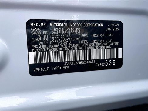 Used 2024 Mitsubishi Eclipse Cross LE AWD/4WD image 32