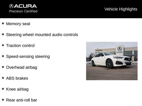 Certified 2023 Acura TLX SH-AWD w/ A-SPEC Pkg image 9