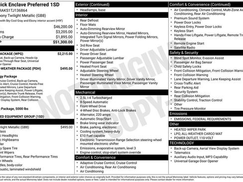 New 2026 Buick Enclave Preferred w/ Power Package image 43