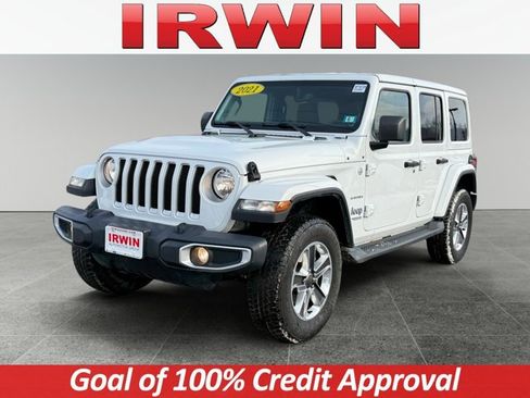 Used 2021 Jeep Wrangler Unlimited Sahara image 1