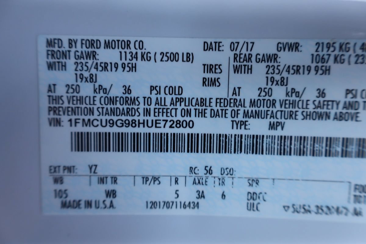 Used 2017 Ford Escape SE w/ Equipment Group 201A AWD/4WD image 46