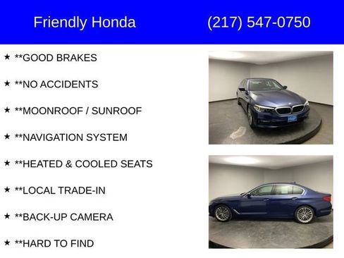 Used 2018 BMW 540i xDrive w/ Premium Package image 6