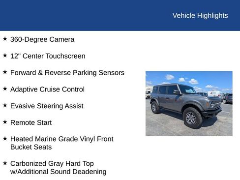 Certified 2024 Ford Bronco Badlands AWD/4WD image 32