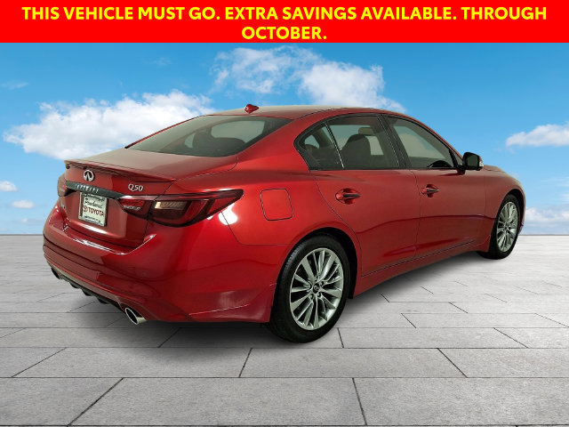 Used 2022 INFINITI Q50 Luxe w/ Cargo Package AWD/4WD image 8