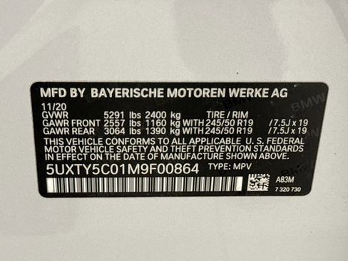 Used 2021 BMW X3 xDrive30i w/ Convenience Package image 22