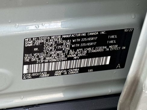 Used 2022 Toyota RAV4 XLE w/ Convenience Package AWD/4WD image 26