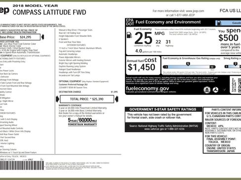 Used 2018 Jeep Compass Latitude image 4