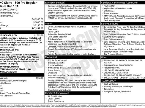 Used 2025 GMC Sierra 1500 Pro w/ Pro Value Package AWD/4WD image 2
