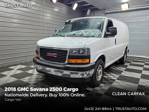 Used 2018 GMC Savana 2500 w/ Driver Convenience Package RWD image 1