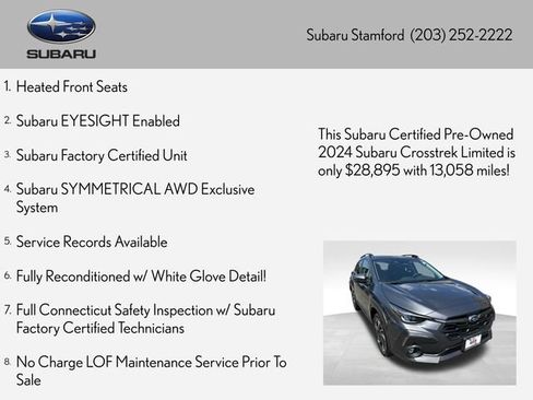 Certified 2024 Subaru Crosstrek 2.5i Limited AWD/4WD image 2
