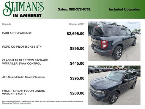 Used 2021 Ford Bronco Sport Badlands w/ Badlands Package AWD/4WD image 11