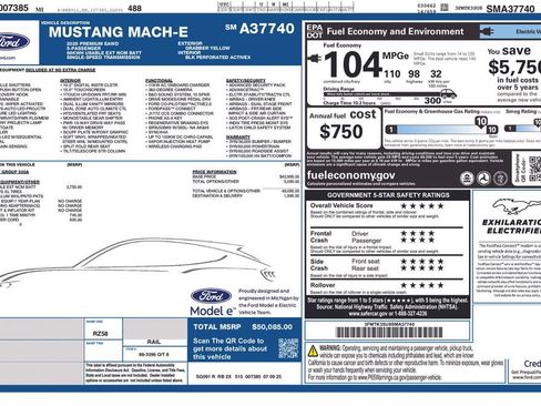 Used 2025 Ford Mustang Mach-E Premium AWD/4WD image 37