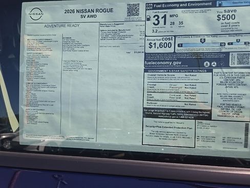 New 2026 Nissan Rogue SV image 38