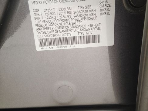 Used 2018 Acura MDX FWD image 17