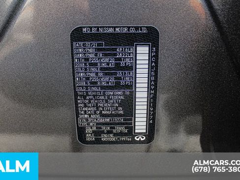 Used 2021 INFINITI QX50 Luxe w/ Appearance Package FWD image 41