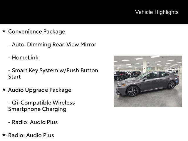 Certified 2024 Toyota Camry SE w/ Audio Upgrade Package FWD image 7