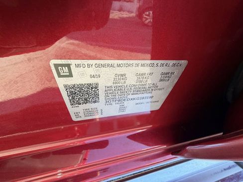 Used 2019 GMC Sierra 1500 SLT RWD image 34