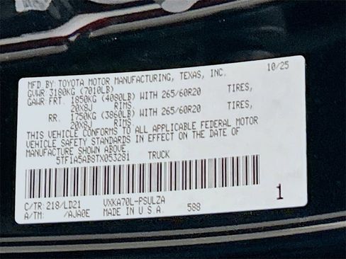 New 2026 Toyota Tundra Limited image 29