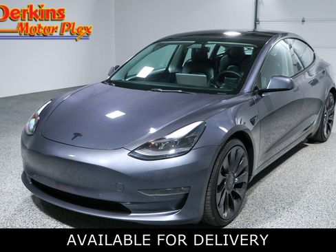 Used 2022 Tesla Model 3 Performance AWD/4WD image 1