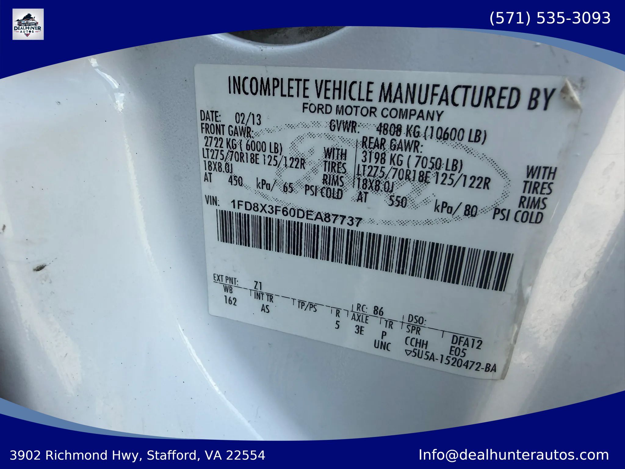 Used 2013 Ford F350 XL w/ PWR Equipment Group AWD/4WD image 4