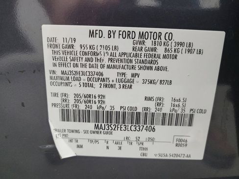 Used 2020 Ford EcoSport S FWD image 33