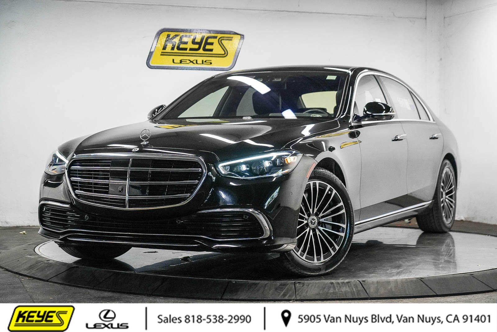 Used 2022 Mercedes-Benz S 580 4MATIC Sedan w/ Rear Seat Package image 1