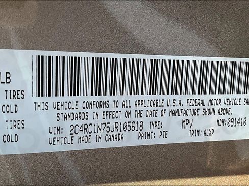 Used 2018 Chrysler Pacifica Limited w/ Advanced Safetytec Group image 33