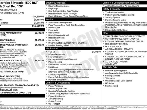 Used 2020 Chevrolet Silverado 1500 RST image 2