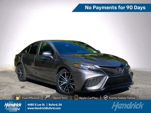 Used 2021 Toyota Camry SE FWD image 1