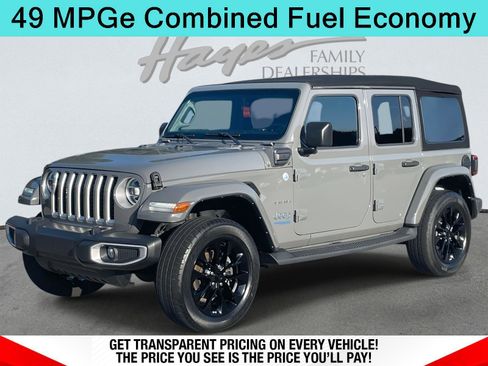 Used 2021 Jeep Wrangler Unlimited Sahara w/ Safety Group AWD/4WD image 1