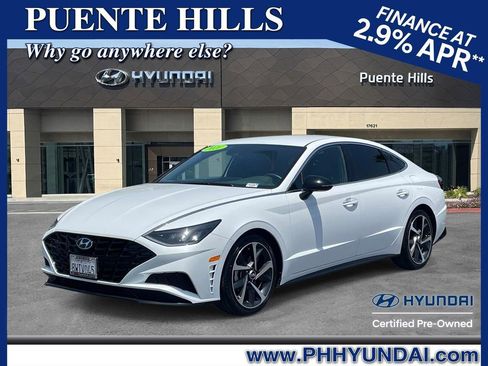 Used 2021 Hyundai Sonata SEL Plus w/ Preferred Accessory Package FWD image 1