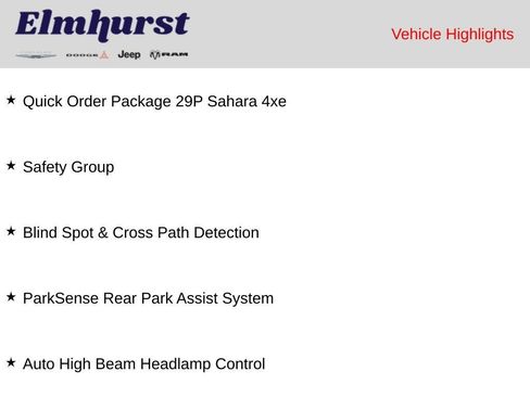 Used 2025 Jeep Wrangler Unlimited Sahara w/ Safety Group AWD/4WD image 9