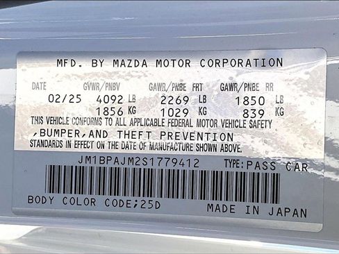 Certified 2025 MAZDA MAZDA3 s image 16